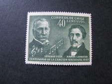 Chile Stamp Issue Complete Scott # 249 Unused Never Hinged