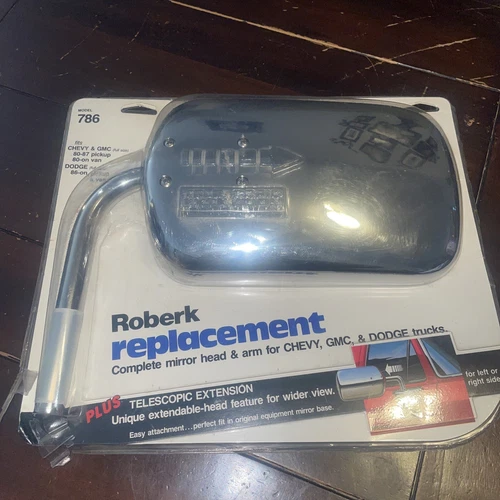 Roberk Replacement Truck Mirror Head Arm 786 Telescopic For Chevy GMC Dodge