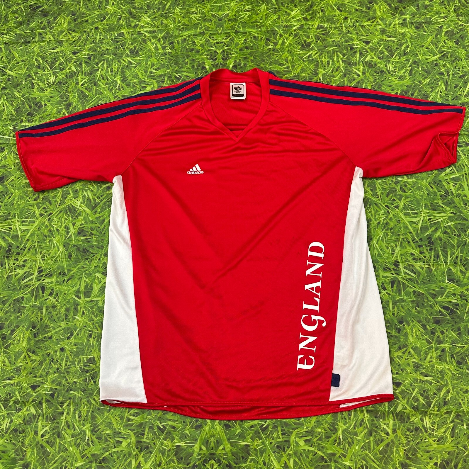VTG 2006 England National Team Mens Medium FIFA World Cup Adidas Soccer Jersey