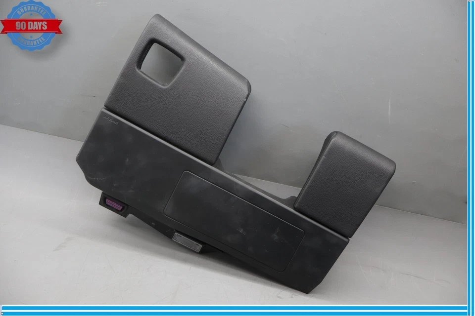 Cubierta de panel de ajuste de rodilla delantera izquierda debajo del tablero 10-16 Porsche Panamera 970 negra OEM Foto 3 de 4