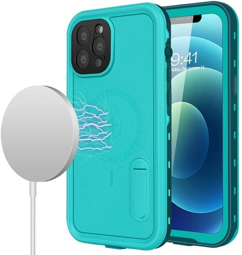 For iPhone 12 Pro Max /12 Mini Magsafe Waterproof Case Shockproof with Kickstand - Picture 10 of 10