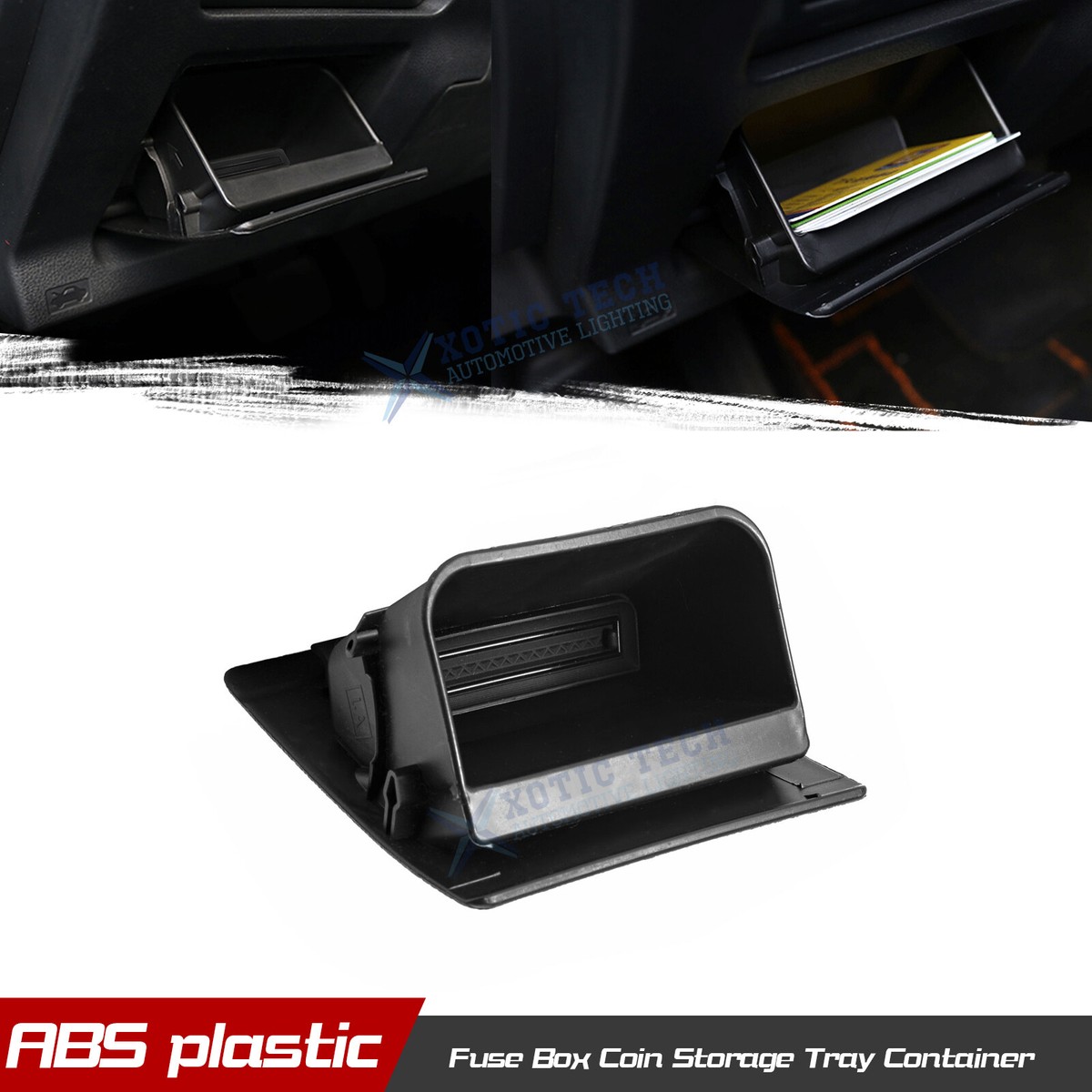 1X Car Interior Fuse Box Coin Storage Container For Subaru