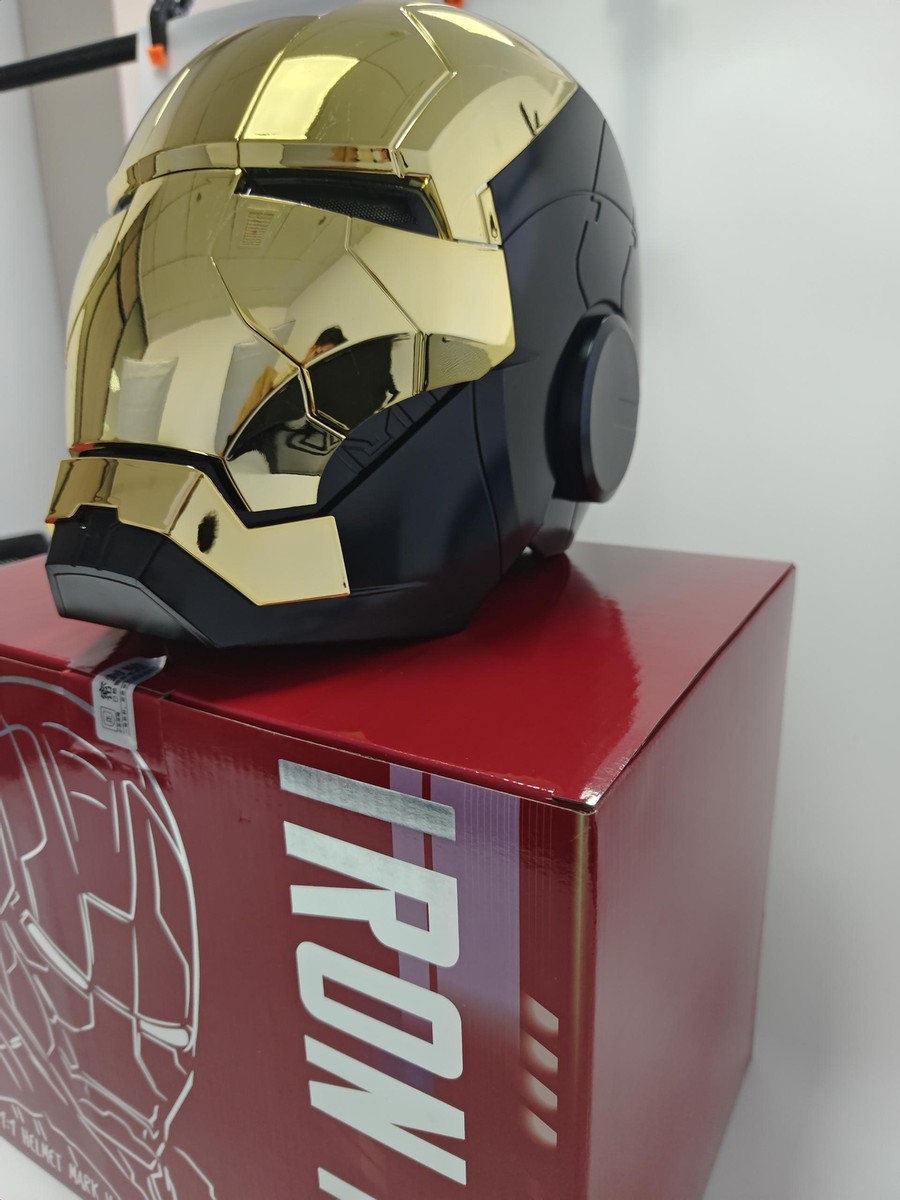 AUTOKING Iron Man 1:1 Cosplay MK5 Helmet Wearable Voice Control Mask Gift  HOT