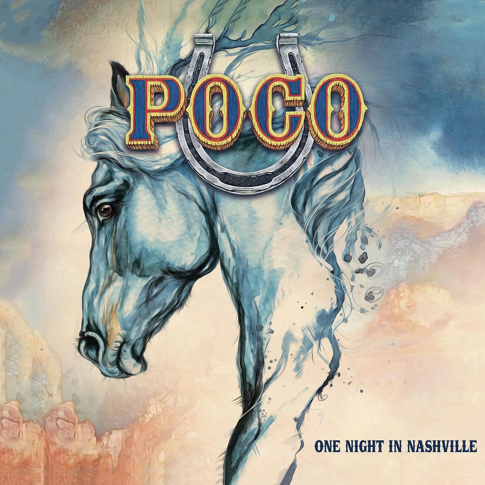 Poco - One Night In Nashville Transparent Blue Colored Vinyl Limited Edition