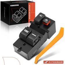 Interruptor de ventana eléctrica delantero izquierdo A-Premium para Honda Accord 03-07 L4 2,4 L V6 3,0 L