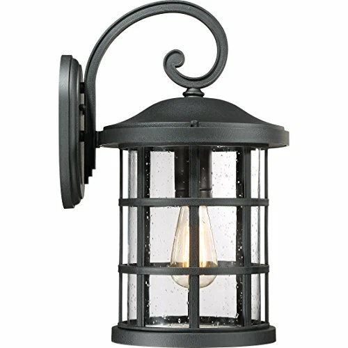 Quoizel One Light Outdoor Wall Lantern CSE8410EK, Large, Earth Black - Picture 6 of 7