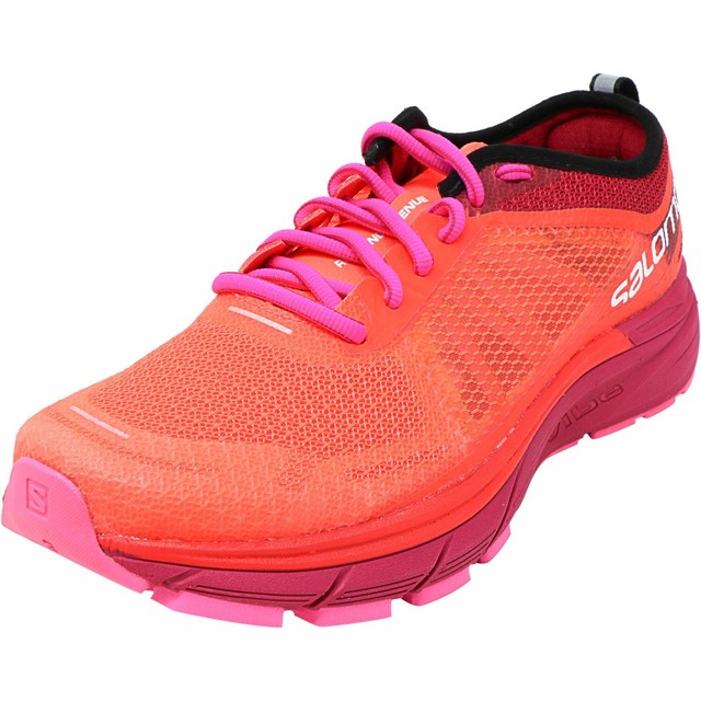 salomon pink shoes