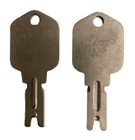 Forklift Key - 1430 -166  Suits Mustang  Komatsu Yale Clark Caterpillar  Pollak