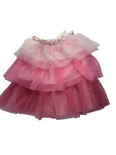 New NWT Janie and Jack Tiered Gradient Tulle Skirt, Pink Size Girl's 10