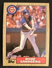1987 Topps Ryne Sandberg Baseball Card #680 Cubs 2B Mid-Grade VG