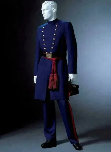 BURBERRY Cappotto Uomo Lana Blu Guerra Civile Nuovo Uomo Lana Blu Divisa Guerra Civile Spedizione Veloce