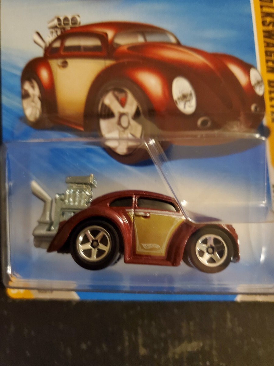 2010 Hot Wheels New Models #4/44, Volkswagen Beetle, Maroon