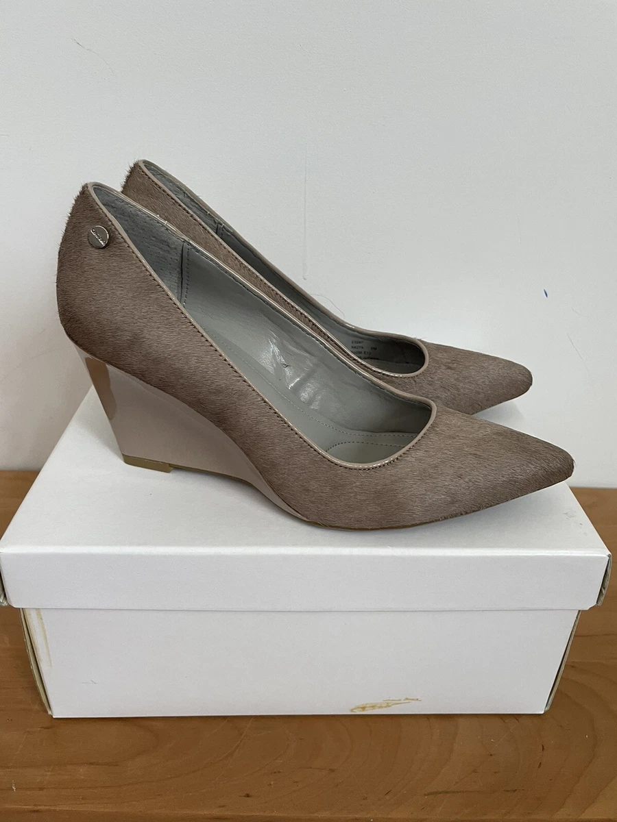 Calvin klein taupe pumps sale
