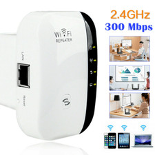 NEW 300Mbps WiFi Range Extender Internet Booster Wireless Signal Repeater