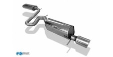FOX Sportauspuff Edelstahl Komplettanlage ab Kat. 1x100mm Renault Clio V 1.3l