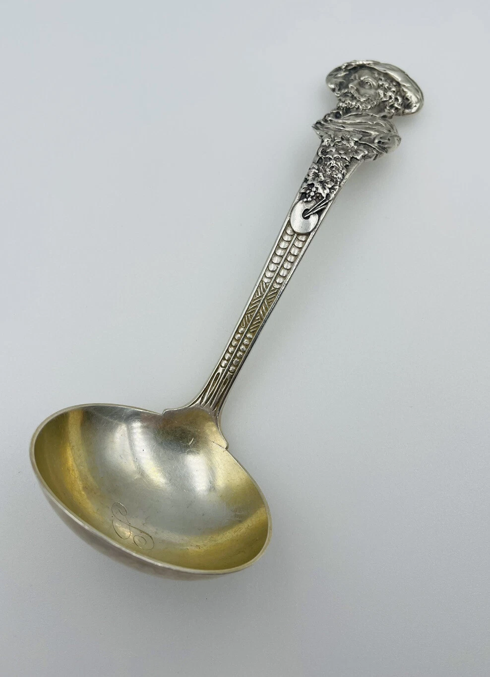Gorham Antique Old Master “Rubens” Sterling Silver Gravy Sauce Ladle 7”