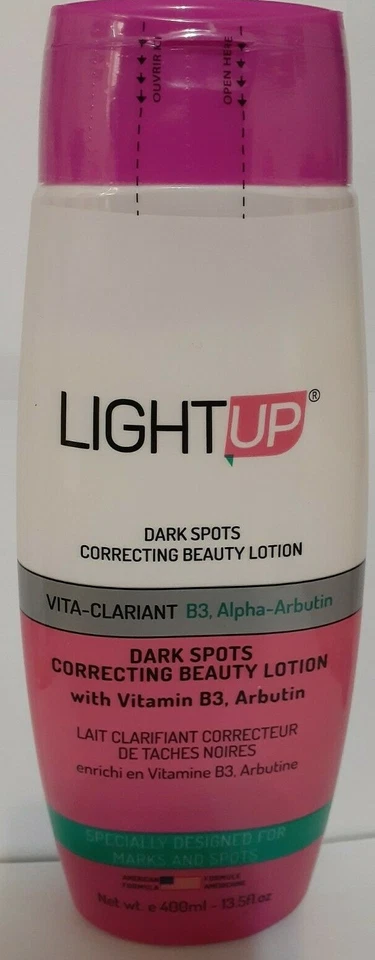 LIGHT UP DARK SPOT CORRECTING  BODY LOTION  Pink 100% ORIGINAL EXPIRED 06/2026 - Image 2 of 4