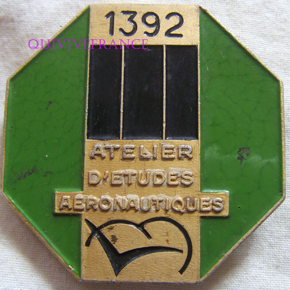 IN16533 - Insigne ATELIER D'ETUDES AERONAUTIQUES VILLEURBANNE 1937-1953