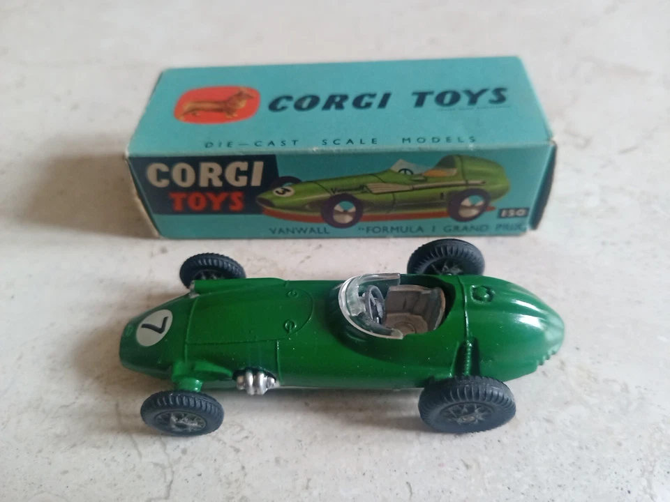 Corgi Toys 1/43 Vanwall "Formula 1 Grand Prix"art. 150 Rara Obsoleta - Immagine 2 di 4
