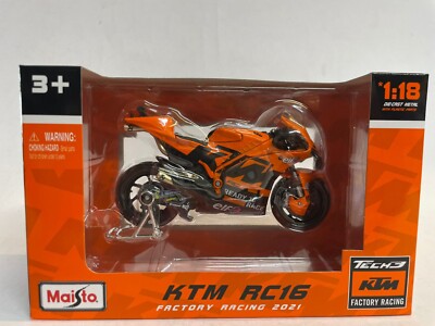 Maisto KTM RC16 Factory Racing #27 Lecuona MotoGP 2021 1/18 36376#27