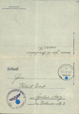 (X4427) FP # 00021, Festungsbtl. 620 (Tropen) 20.3.1943 nach Goslar