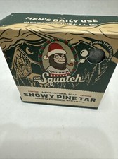 Snowy Pine Tar Medium Grit Dr Squatch Balsam Fir Limited Edition Soap 5 oz Bar