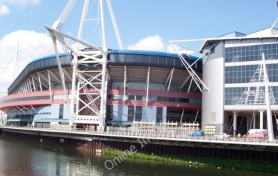 Photo 6x4 The Millennium Stadium and the Taff Cardiff/Caerdydd  c2006