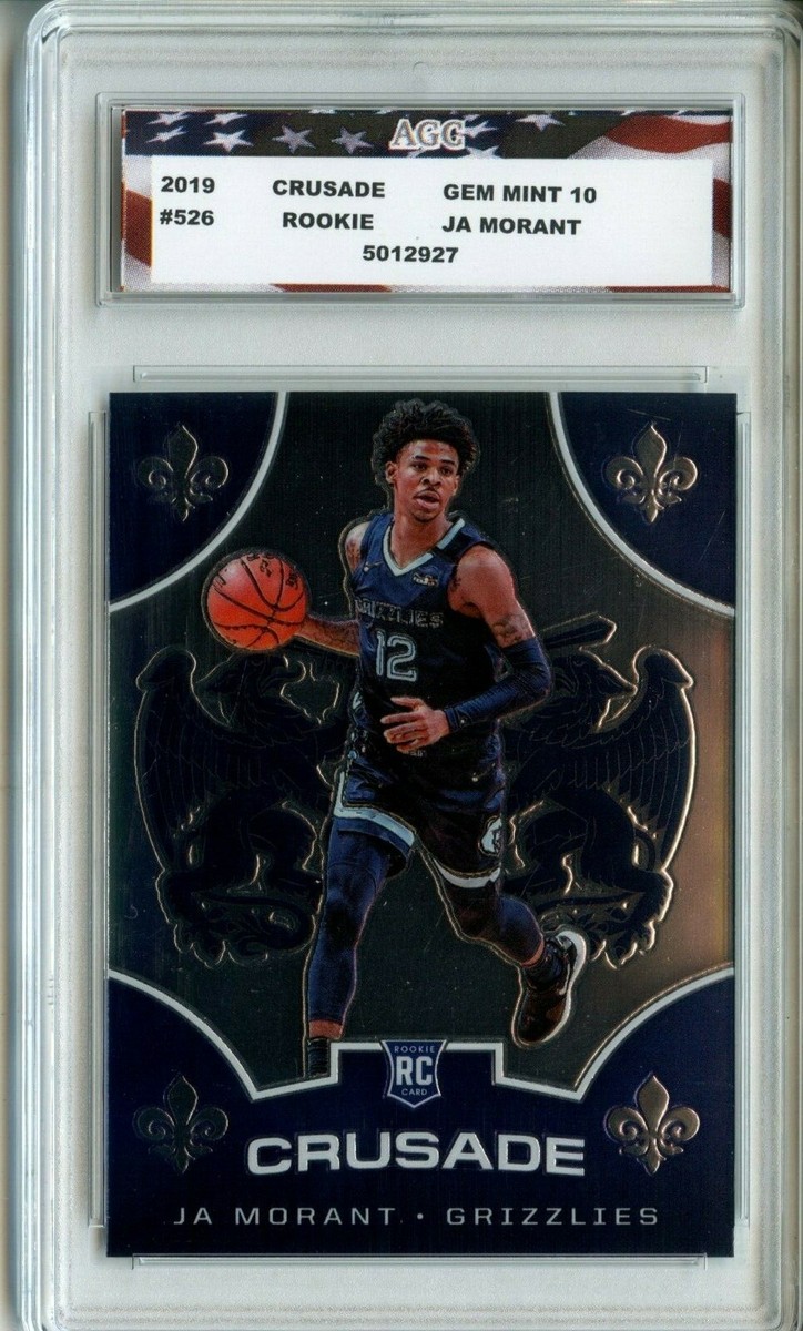 2019 Ja Morant Rookie Card #526 Panini Chronicles Crusade AGC 10