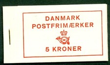 DINAMARCA (H40) 5kr folleto, anuncio NIPU, H33L, en muy buen estado