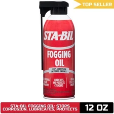 STA-BIL 22001 Fogging Oil 12oz - Stops Corrosion, Lubricates Cylinders - 2/4 Cyc