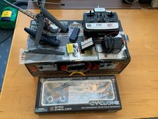 Twister Bell 47 Medevac Rc Helicopter & Cyclone Helicopter with controllers