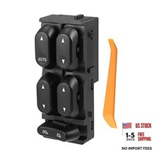 Power Window Switch with Removal Tool - Left Driver Side Power Window Master