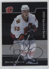 2001-02 ITG Be A Player Signature Series Auto Derek Morris #177 Auto 4f5