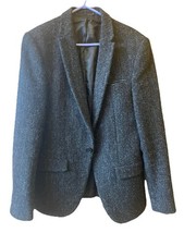 Mens Asos Harris Tweed 100% Wool Suit 36S / 30S
