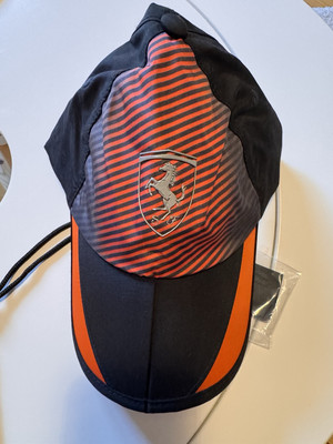 Men's Scuderia Ferrari Red Foldable Ligjtweight Hat OS Adjustable Racing 