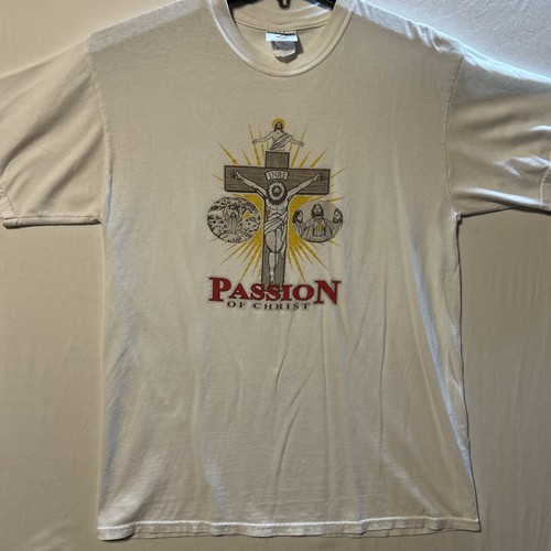 Vintage Jesus Tee Shirt Passion Of The Christ Crucifixe 90’s Size Large - Picture 2 of 15