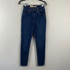 Levi's 721 Stretch High Rise Skinny Jeans Size 26 Blue