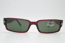 Vintage Sunglasses Persol 2737-S Burgundy Silver Square