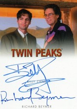 Twin Peaks Log Lady: Billy Zane & Richard Beymer Dual Autograph Card