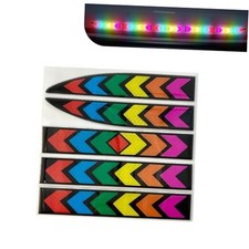 Strong Reflective Car Decal, 1.38" x 7" Car Rear 1 PC Rear Bumper Sticker