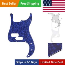 13 Holes P Bass Pickguard Sratch Plate Pick Guards for PB Precision Bass Guit...