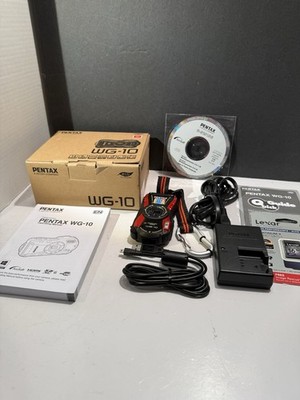 PENTAX Pentax Optio WG-10 14.0MP Digital Camera - Red with