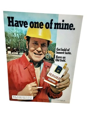 1973 Old Gold Cigarettes Vintage Print Ad Have One of Mine