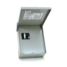 ABB 50 Amp 240-Volt Non-Fuse Spa Panel Disconnect with GFI (TL412R250GF)