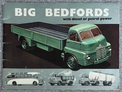 Bedford Trucks & Buses 7-10 Tonners Commercial Sales Prospekt Aug 1953 B589/8/53
