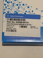 Agilent G4588-60721 Flow Chip Intuvo Mid Column Backflush To D2 Chip  SEALED