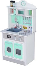 Teamson Kids Little Chef Madrid Classic Interactive Wooden Play Kitchen with