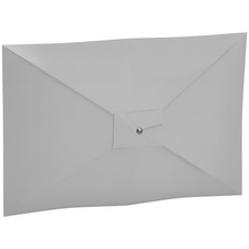 Outsunny Telo per Ombrellone Rettangolare 3x2 m a 6 Stecche Grigio Chiaro