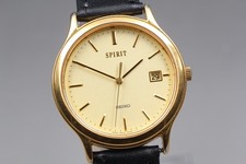 [Quasi come nuovo] Orologio da uomo al quarzo con quadrante oro SEIKO...