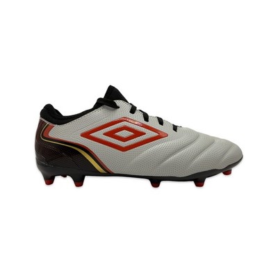 UMBRO TOCCO V CLUB FG Weiß Rot Schwarz Gold Rasenplatz Fussballschuhe Fussball